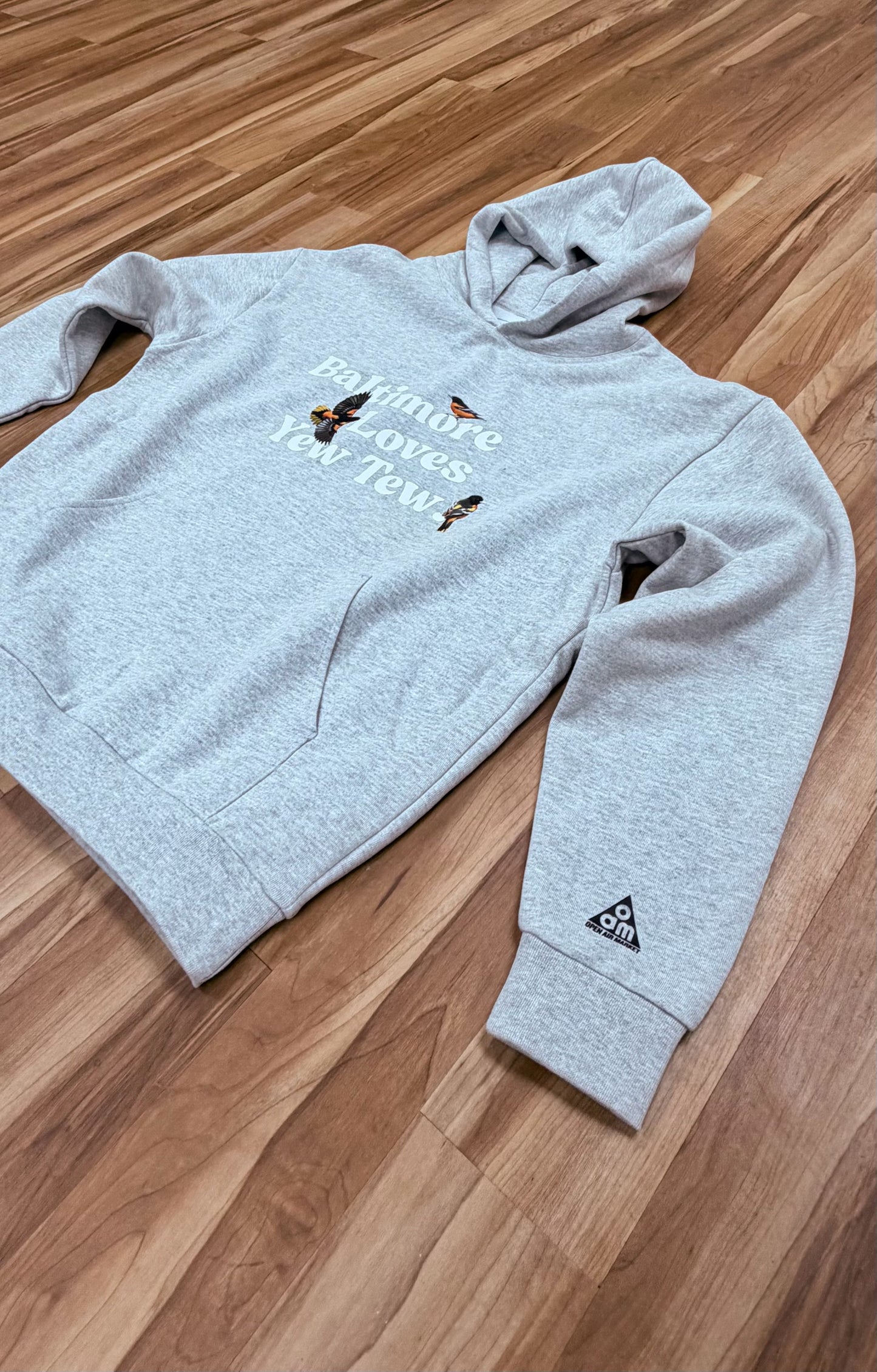 Baltimore loves Yew Tew Pullover Hoodie Heather