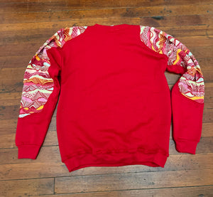 Up cycle vintage 49ers crewneck with Coogi accents