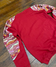 Load image into Gallery viewer, Up cycle vintage 49ers crewneck with Coogi accents