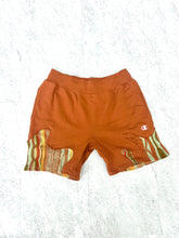 Load image into Gallery viewer, Champion shorts with “Coogi” style sweater accents