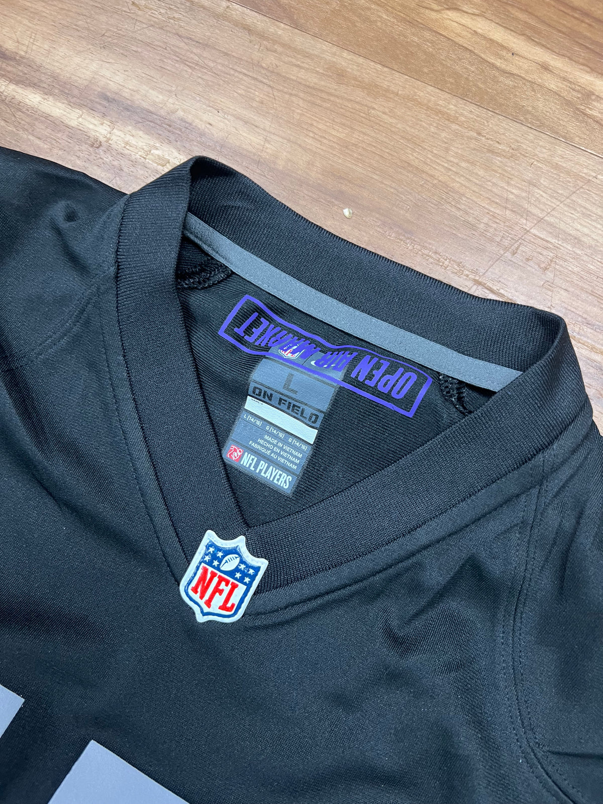 Upcyled Cropped Las Vegas Raiders Adams jersey size women small/Youth Large