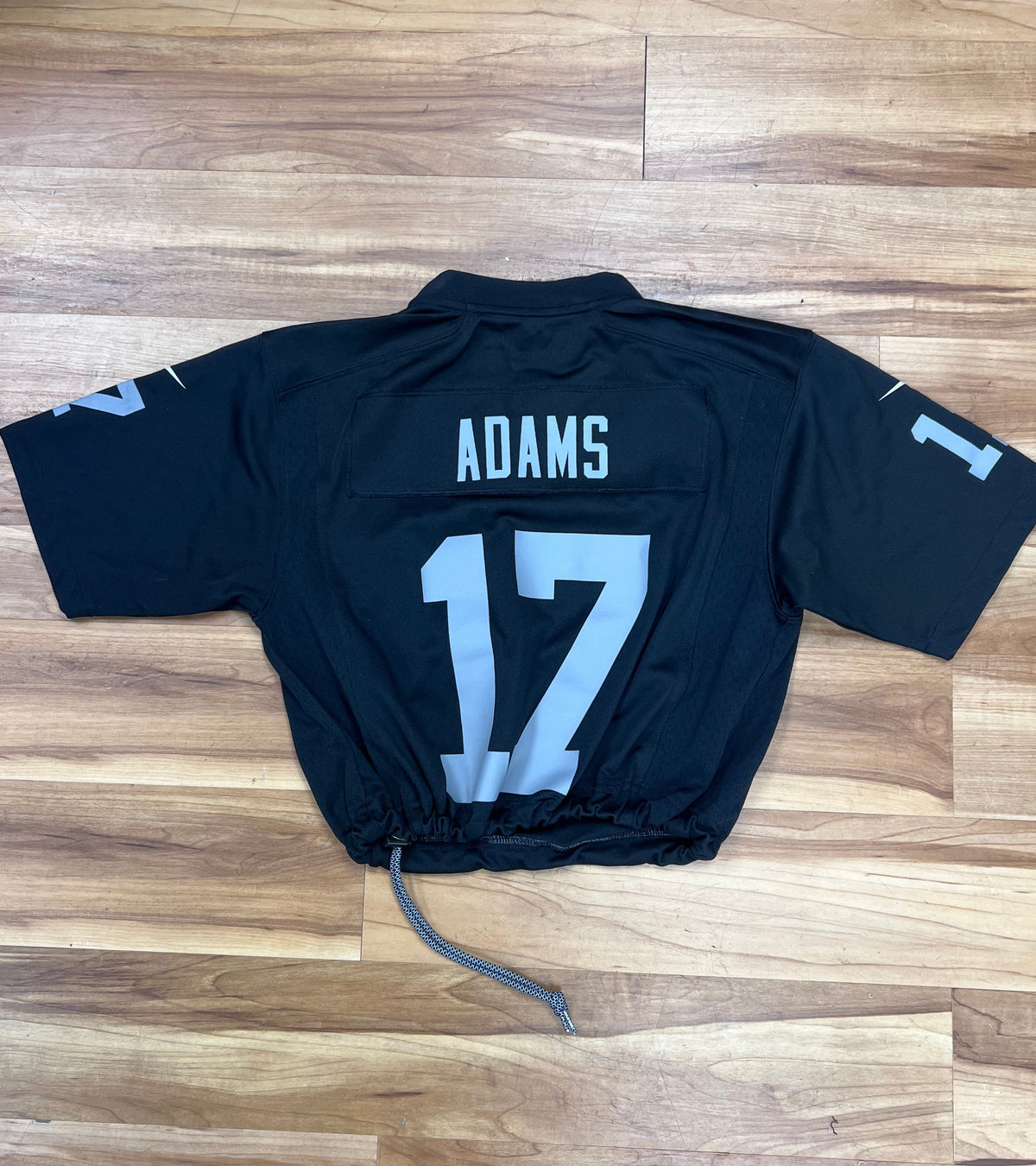 Upcyled Cropped Las Vegas Raiders Adams jersey size women small/Youth Large