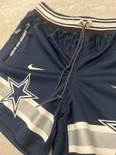 Load image into Gallery viewer, Up-cycled NFL Dallas cowboy shorts size Large