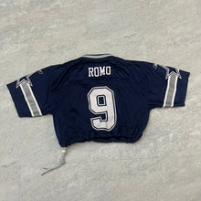 Load image into Gallery viewer, Cropped Tony Romo Dallas Cowboys Jersey size Medium