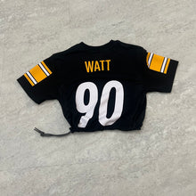 Load image into Gallery viewer, Cropped TJ Watt jersey XS Pittsburg Steelers