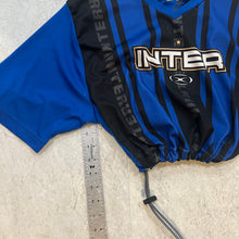 Load image into Gallery viewer, Inter Milan cropped soccer top medium