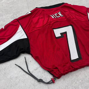 Cropped Atlanta Falcon Jersey Mike Vick size Medium