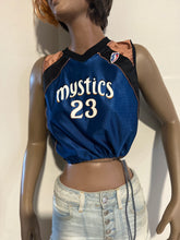 Load image into Gallery viewer, Cropped Washington Mystics jersey size XS/Small