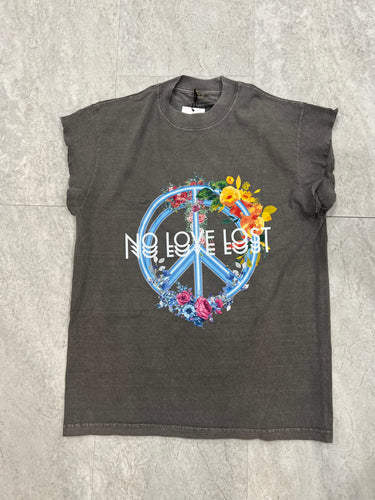 “No Love Lost” capped Sleeve T-shirt.