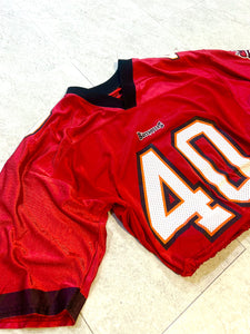 Cropped Tampa Bay Bucs Mike Alstott Jersey size Large