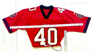 Cropped Tampa Bay Bucs Mike Alstott Jersey size Large