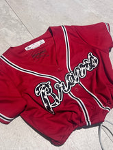 Load image into Gallery viewer, Cropped Atlanta Braves Jersey size xs