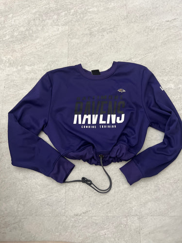 Cropped Baltimore Ravens Combine crewneck