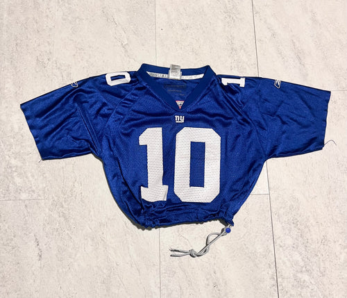 Cropped New York Giants Eli Manning Jersey Medium