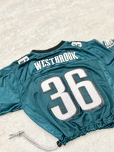 Load image into Gallery viewer, Cropped Philadelphia Eagles Jersey Brain Westbrook Medium