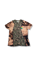 Load image into Gallery viewer, Short Sleeve up-cycled deconstructed T-shirt  Large