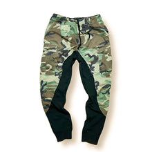 Load image into Gallery viewer, 50/50 camo joggers Black