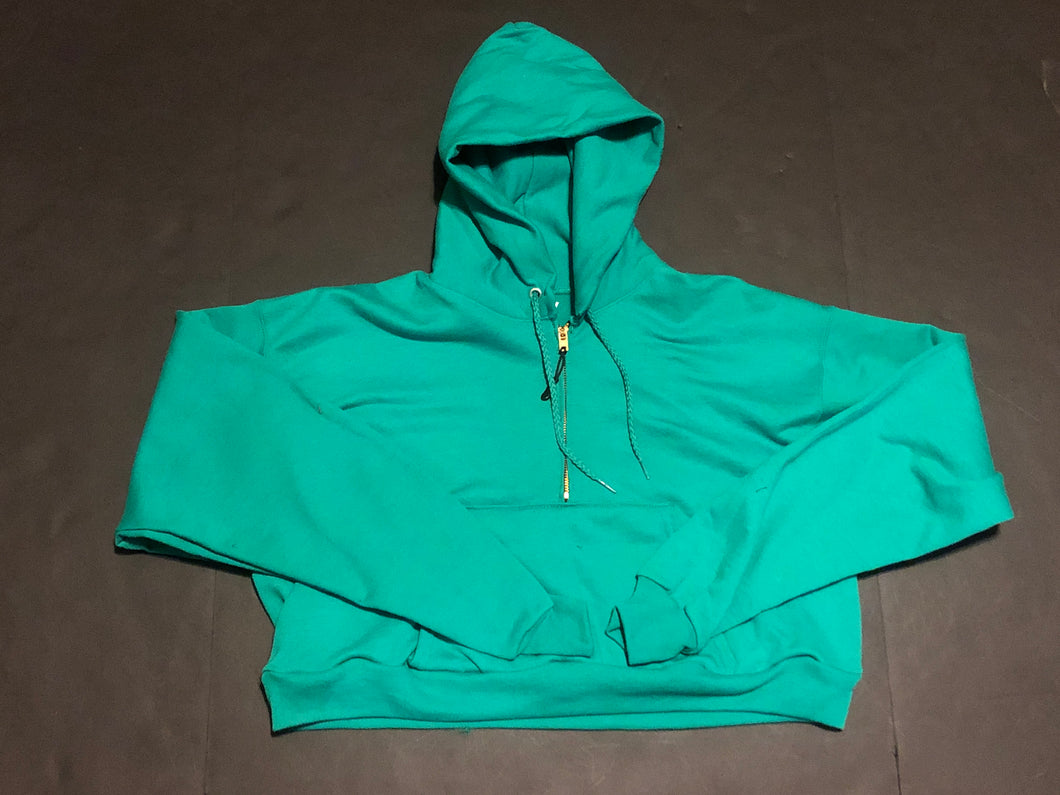 Up-cycled cropped Hoodie each 1 of 1